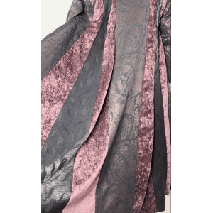 Rethread Rose Gold Patterns Abaya Peach