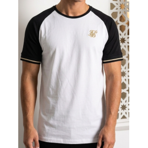 SikSilk Men’s Contrast Raglan T-Shirt
