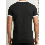 SikSilk Men’s Ringer Graphic T-Shirt