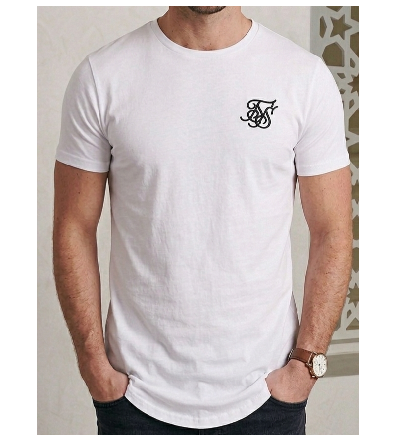 SikSilk Core Curved Hem Tee