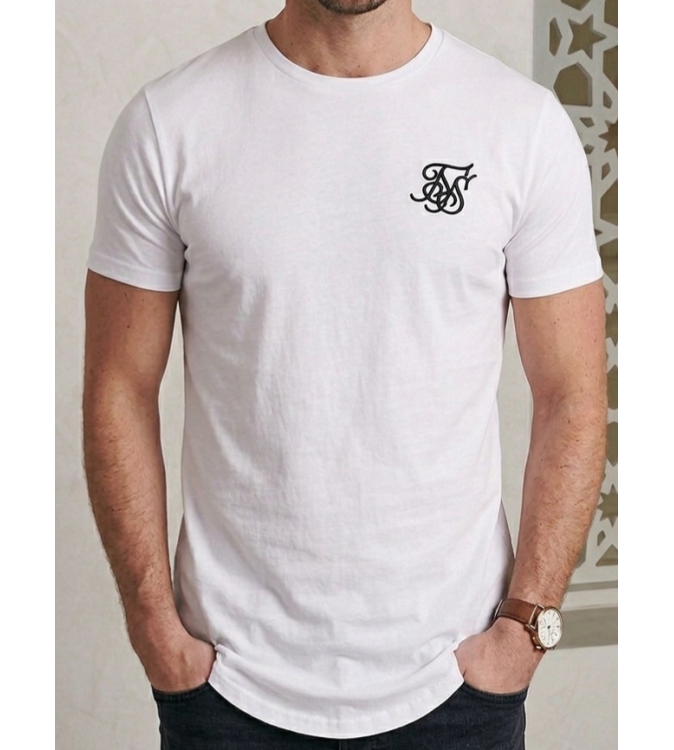 SikSilk Core Curved Hem Tee