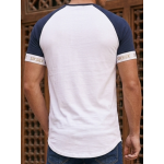 SikSilk Raglan Logo Tape Tee