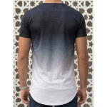 SikSilk Gradient Monogram Fade Tee