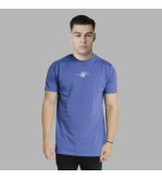 SikSilk Regular Basic T-Shirt Blue