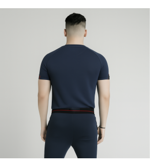 SikSilk Raglan Tech Tee Exposed Tape