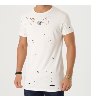 Siksilk Distressed Box Tee