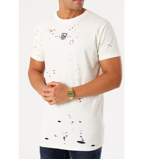 Siksilk Distressed Box Tee