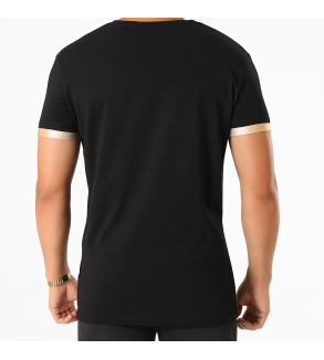 Siksilk Tee Shirt Inset Cuff Gym
