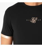 Siksilk Tee Shirt Inset Cuff Gym