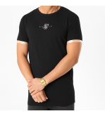 Siksilk Tee Shirt Inset Cuff Gym