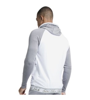 SikSilk Tracksuit Hoodie with Gray Sleeves