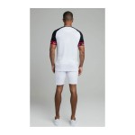 SikSilk Scope Tape Tech Tee SS-19162 WHITE/BLACK