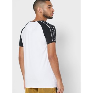 Siksilk Raglan Straight Hem Taped Gym Tee